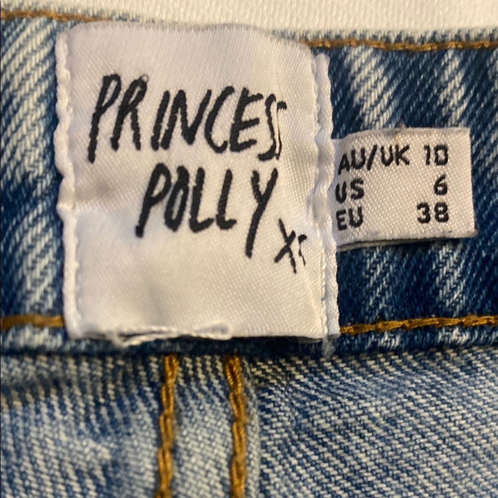 Princess Polly Women's Jean Shorts Sz 6 - Picture 7 of 9